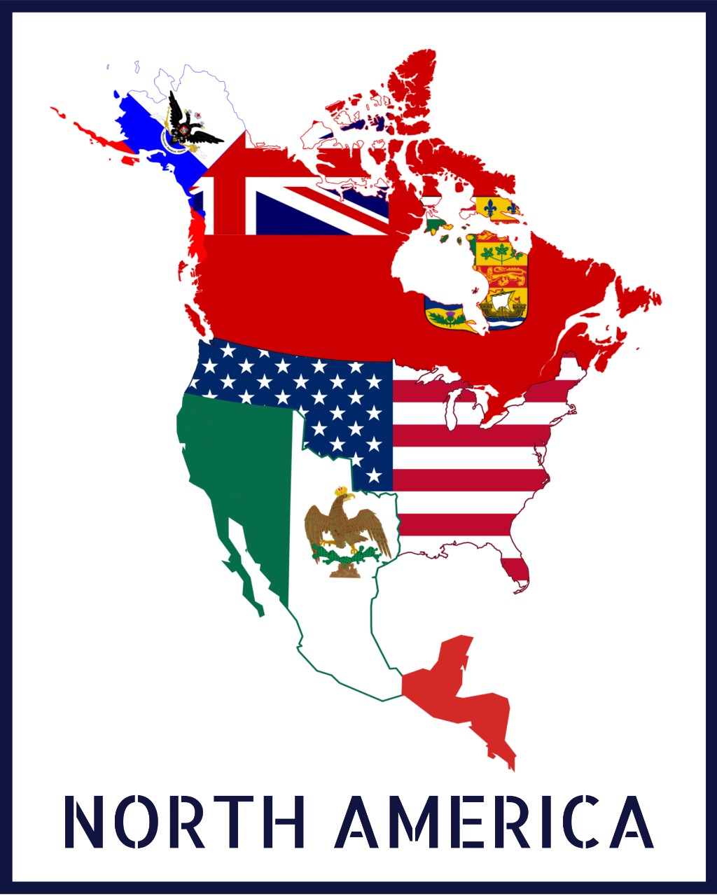 North-America Map