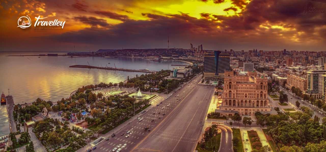 Evening City View- Baku, Azerbaijan