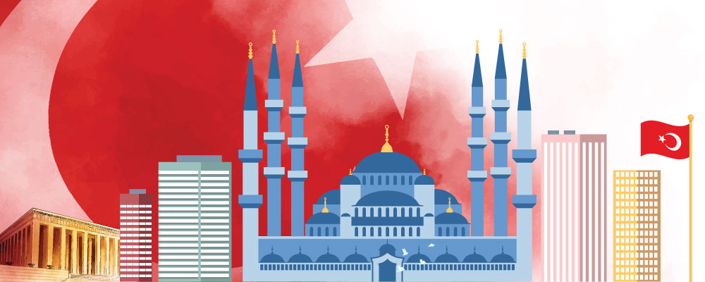 Turkey Visa Vector