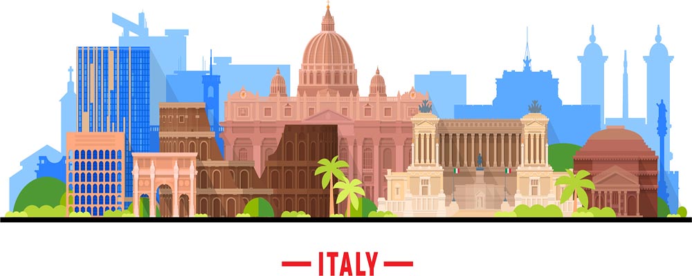 Italy Visa Vector